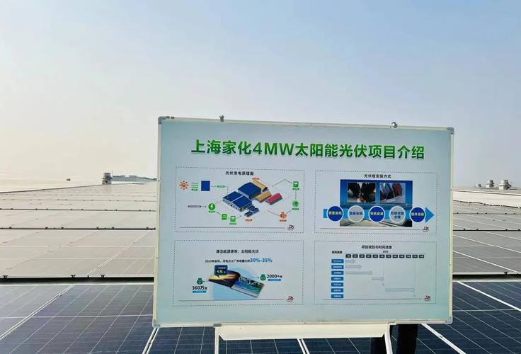 上海家化跨越工厂正式启用太阳能光伏发电